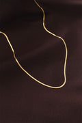 Çelik Gold Renk 60 cm İnce İtalyan Zincir Kolye