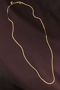 Çelik Gold Renk 60 cm İnce İtalyan Zincir Kolye