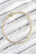 Pirinç Charm Topcuk Model Gold Renk Kadın Bileklik