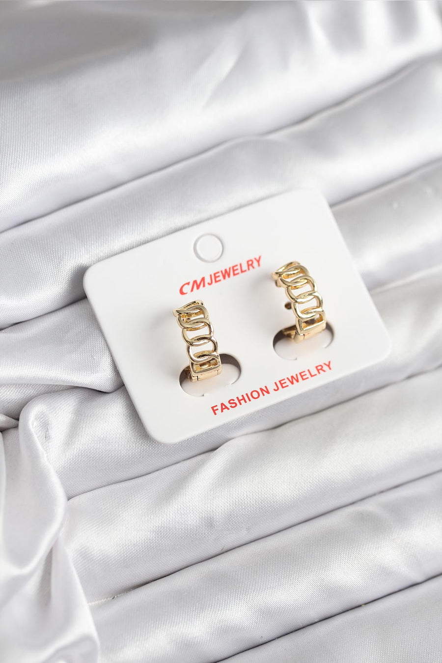 14K Gold Renk Kaplama Samanyolu Model CM Kadın Küpe