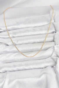 CM 14K Gold Renk Burgu Model 60 cm Kadın Kolye