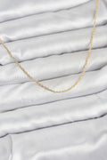 CM 14K Gold Renk Burgu Model 60 cm Kadın Kolye