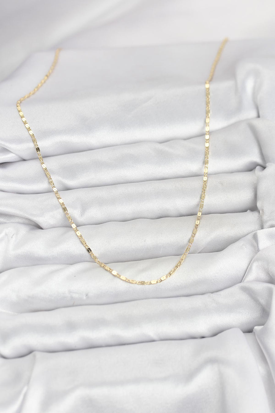 CM 14K Gold Renk Ezme Zincir Model 60 cm Kadın Kolye