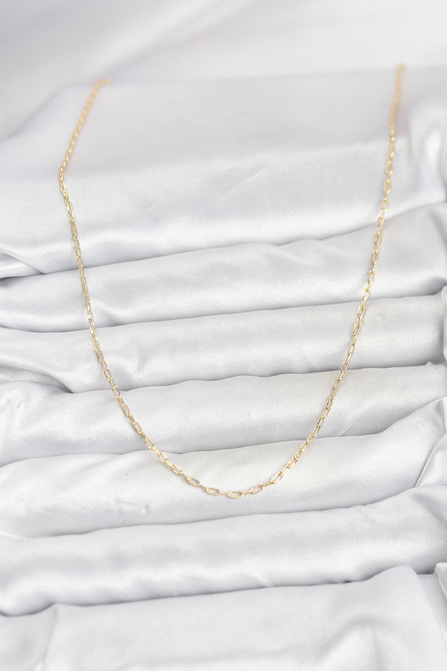 CM 14K Gold Renk Ataç Zincir Model 60 cm Kadın Kolye