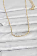 CM 14K Gold Renk Burgu Zincirli 60 cm Kadın Kolye