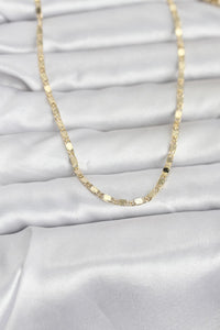 CM 14K Gold Renk Ezme Zincir 60 cm Kadın Kolye