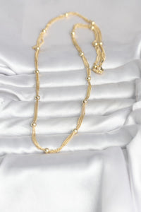 CM 14K Gold Renk Topçuk Model 60 cm Kadın Kolye