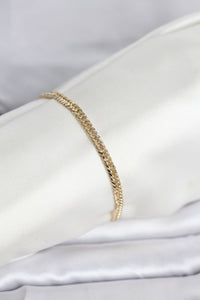 CM 14K Gold Renk Zincir Model Kadın Bileklik